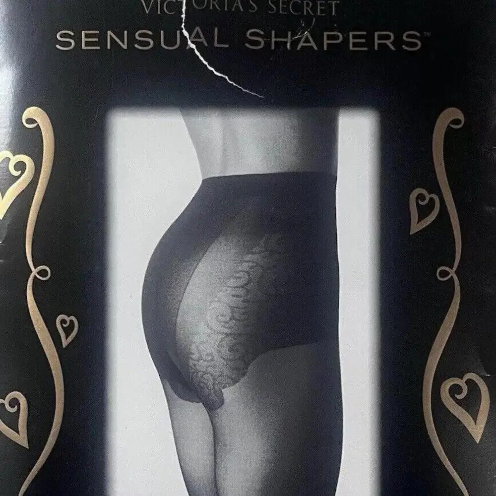 Victoria’s Secret Sensual Shapers Silky Sheer Pantyhose Deep Navy Blue‎ S Medium